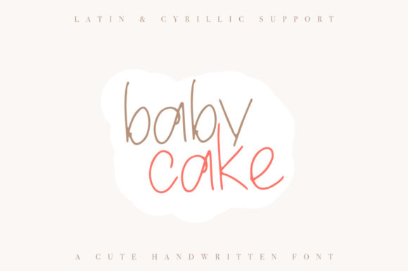 Baby Cake: The Sweet & Crafty Script Font for Creative Projects