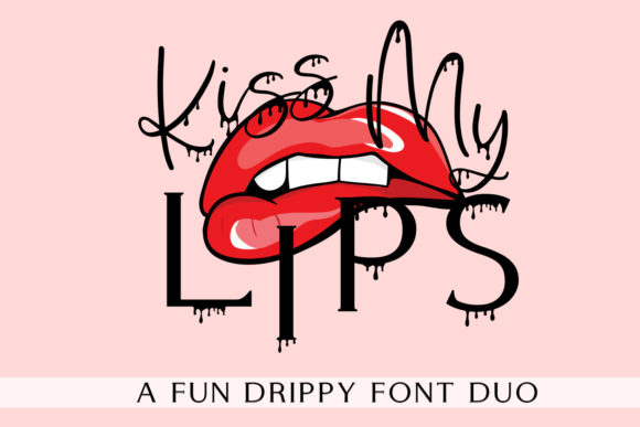 Kiss My Lips: The Modern Duo Font for Creative Brands