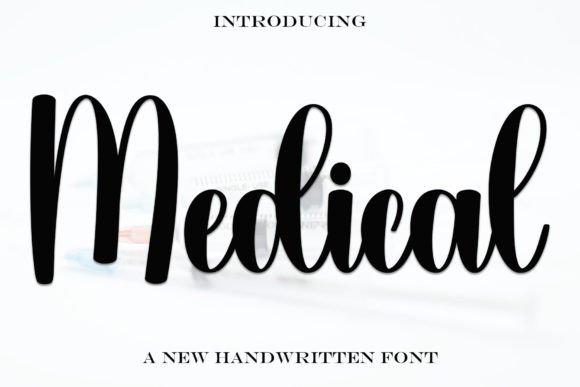 Medical: An Elegant Script for Handwritten Sophistication