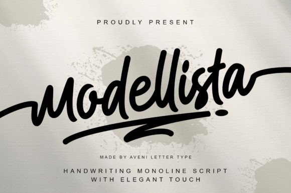 Modellista: The Elegant Script Font for Creative Projects