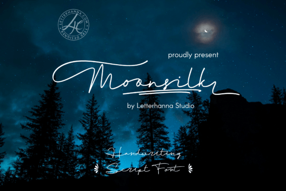 Moonsilk: A Handwritten Script Font for Authentic Connection