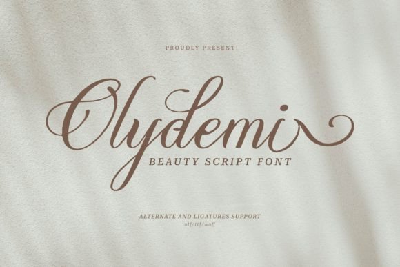 Olydemi: A Modern Beauty Script for Standout Design
