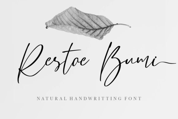 Restoe Bumi: A Script Font for Modern Branding