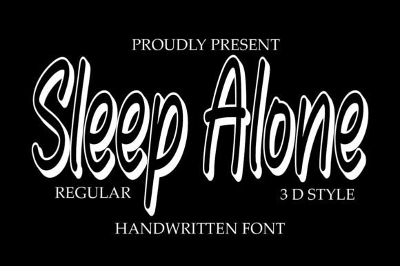 Sleep Alone Font: Modern Elegance for Your Projects