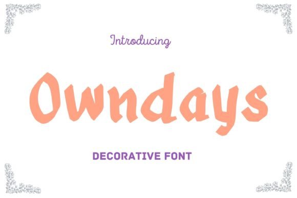 The Rhythm of Modern Brush: Discovering the Owndays Typeface