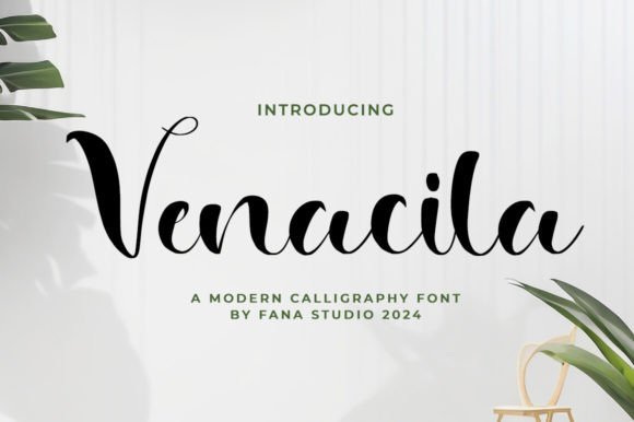 Venacila: A Script Font with Real-World Charm